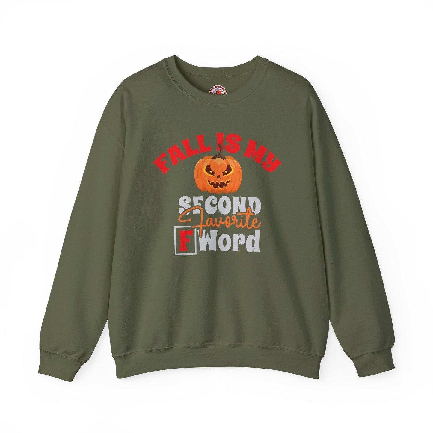 Fall Is My Second Favorite F Word Crewneck Sweatshirt The Devil's Pickle