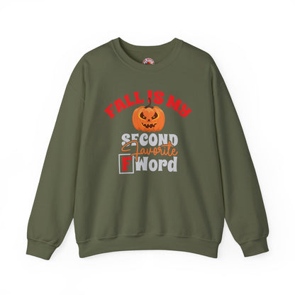 Fall Is My Second Favorite F Word Crewneck Sweatshirt The Devil's Pickle