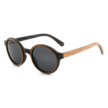 Pepe – Iconic Round Wood Sunglasses JOPLINS® | Premium Sustainable Sunglasses