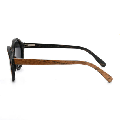 Pepe – Iconic Round Wood Sunglasses JOPLINS® | Premium Sustainable Sunglasses