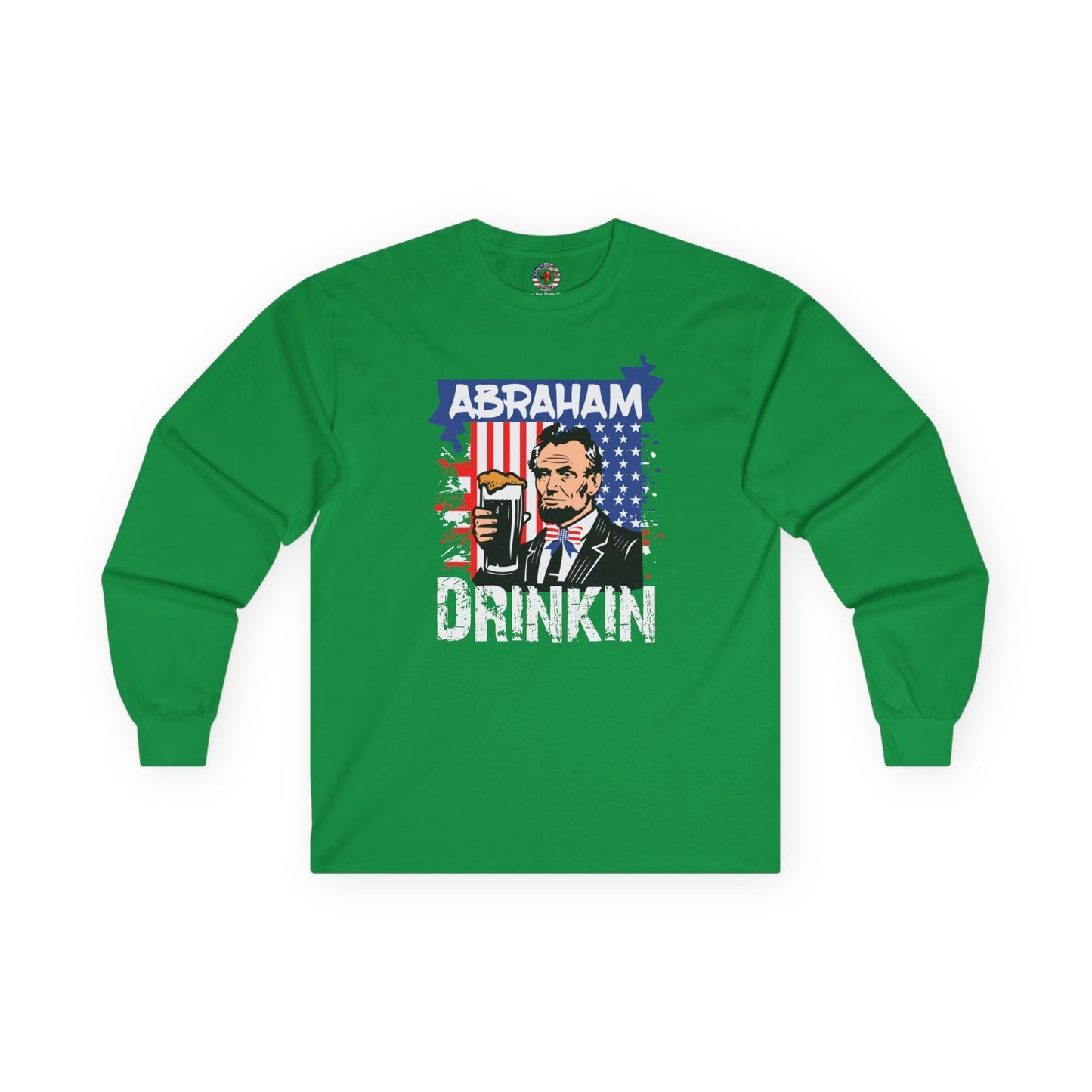 Abraham Drinking Long Sleeve Tee The Devil's Pickle