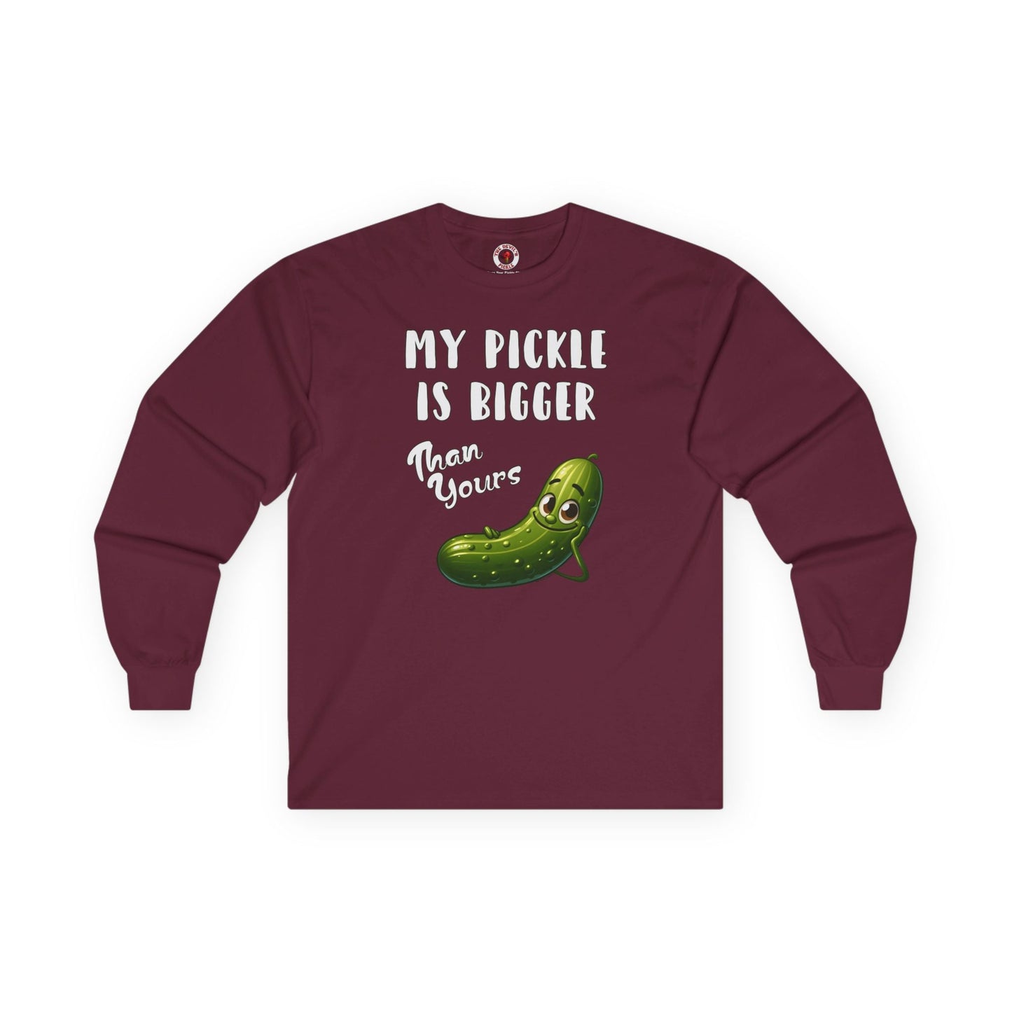 My Pickle Is Bigger Than Yours Long Sleeve Tee The Devil's Pickle