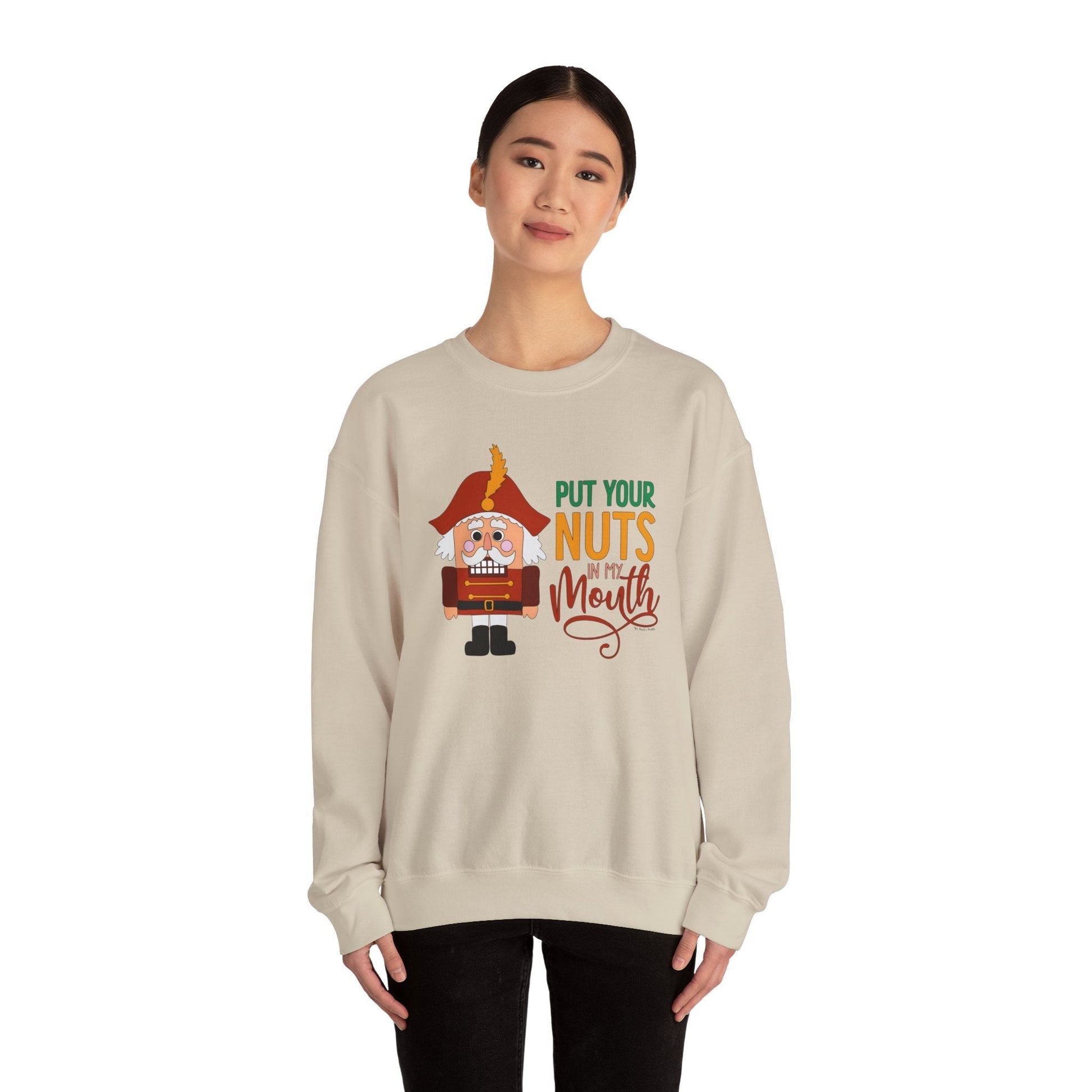 Put Your Nuts In My Mouth Crewneck Sweatshirt The Devil's Pickle