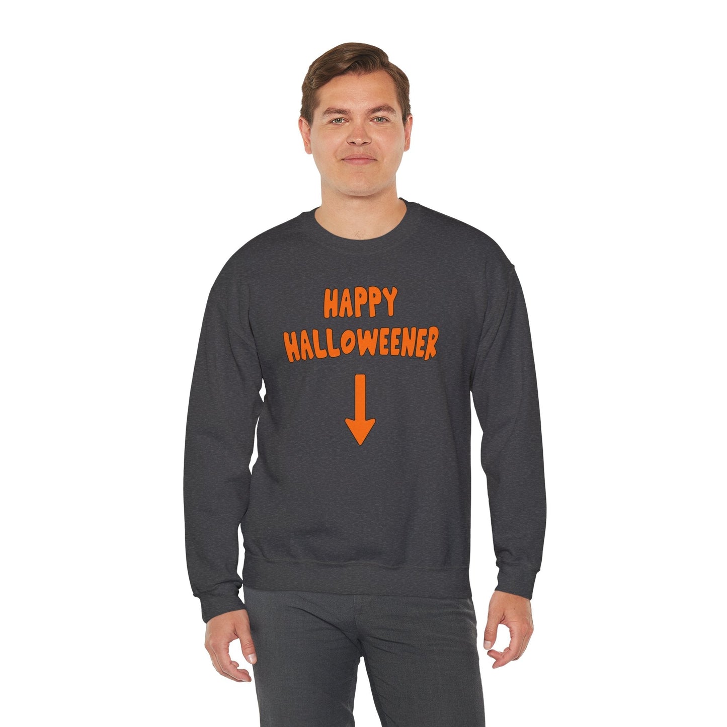 Happy Halloweener Crewneck Sweatshirt The Devil's Pickle