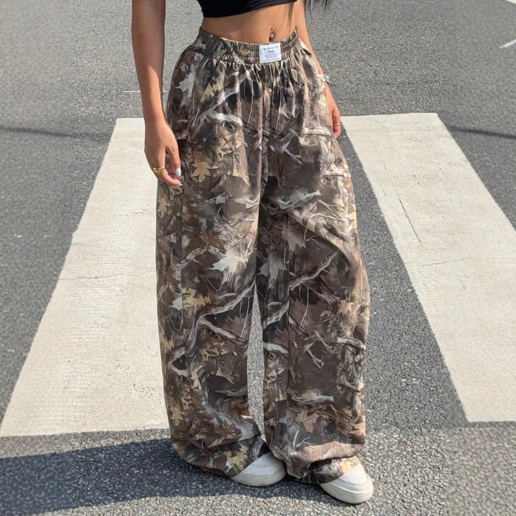 Women's Y2K Camouflage Cargo Pants FitiqueFit
