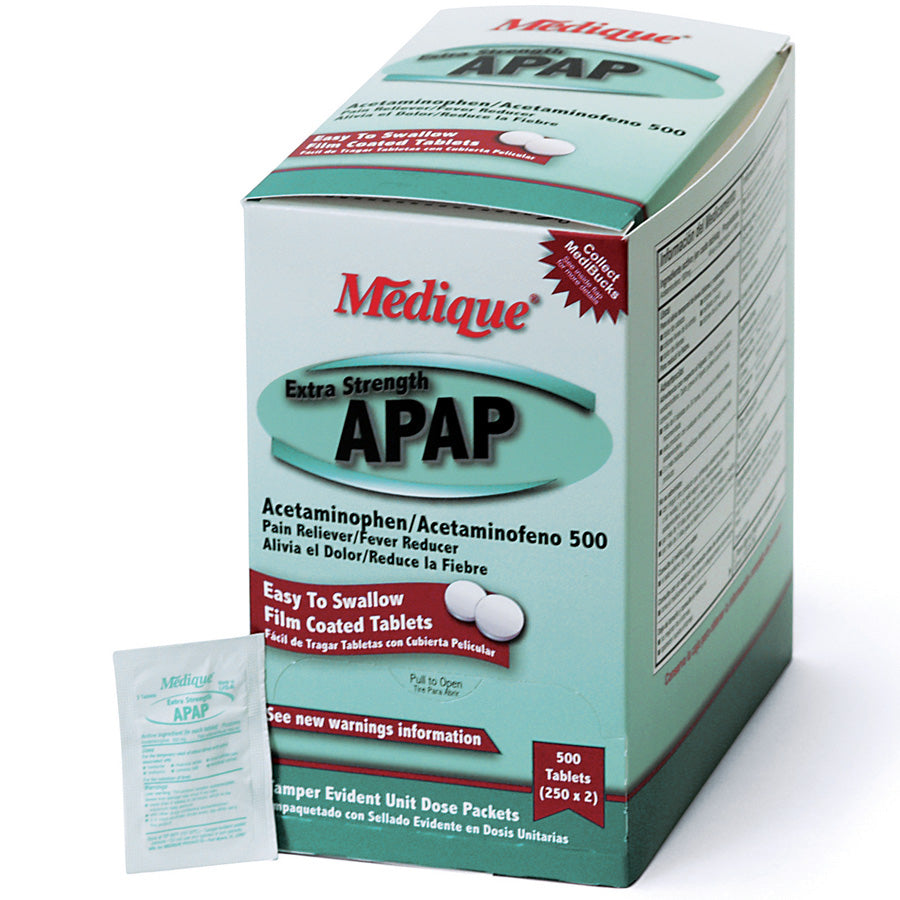 Extra Strength APAP, 500/box quakekits.com