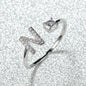 Popular Fashion Silvery AZ Letter Ring Initials Wedding Love Couple Rings Bridesmaid Gift NovaCart