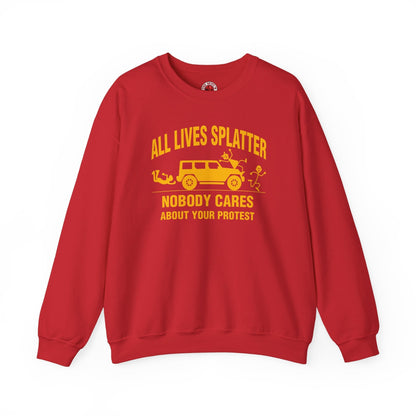 All Lives Splatter Crewneck Sweatshirt The Devil's Pickle