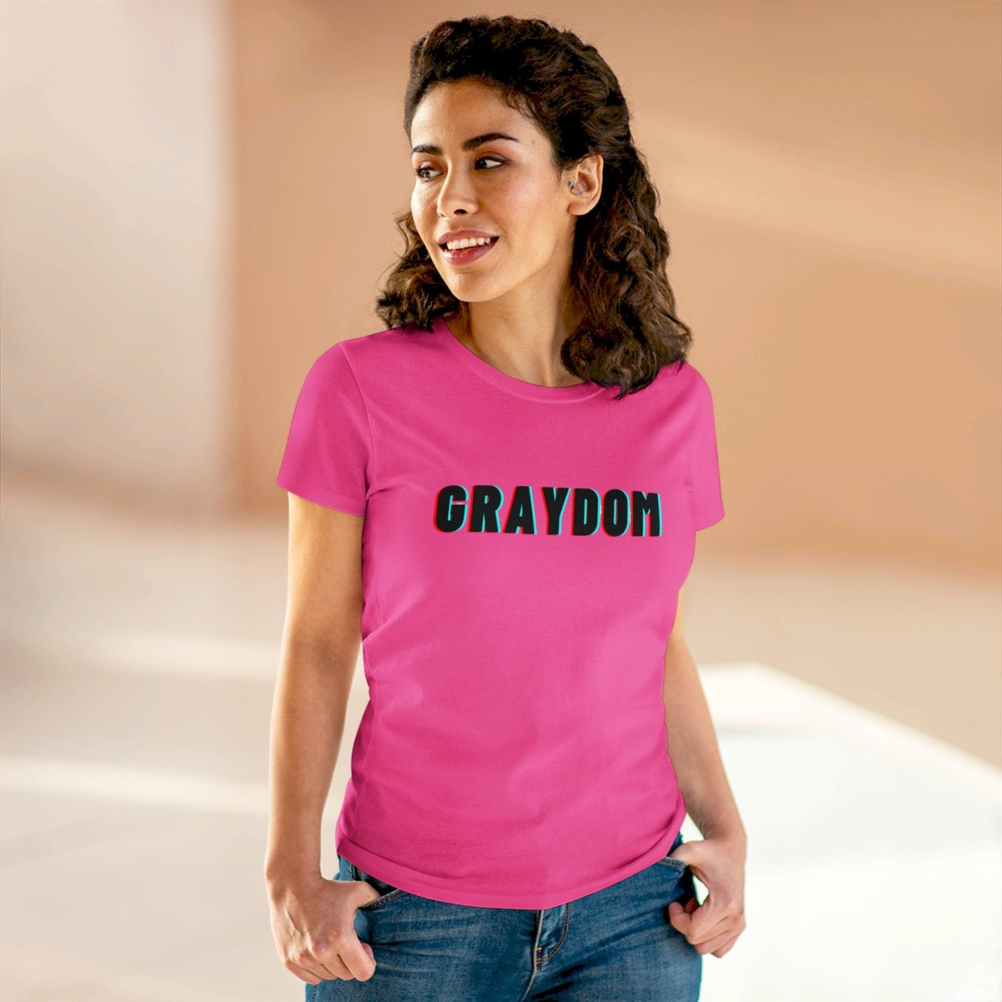 Graydom Women's Midweight Cotton Tee Graydom Grayceful LLC