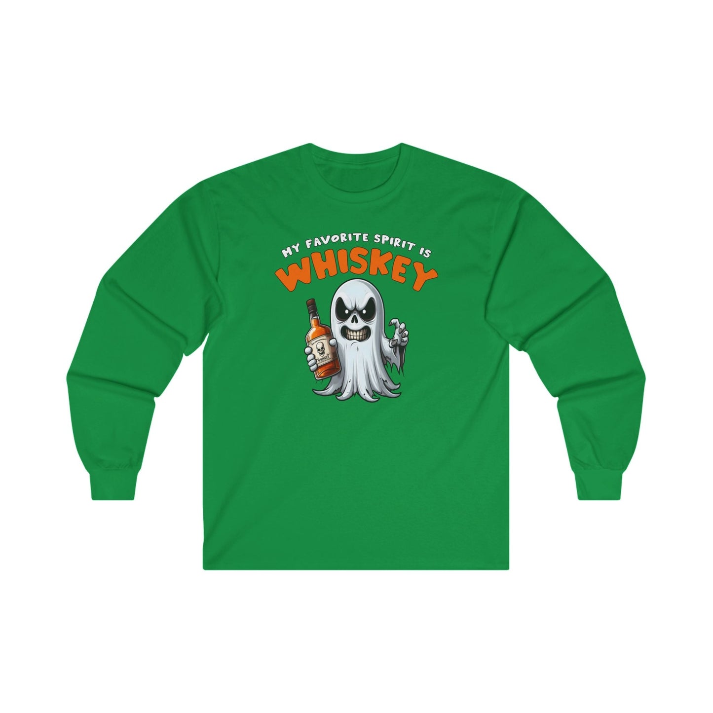 My Favorite Spirit Is Whiskey Long Sleeve Tee The Devil's Pickle