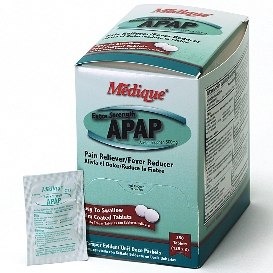 Extra Strength APAP, 250/box quakekits.com