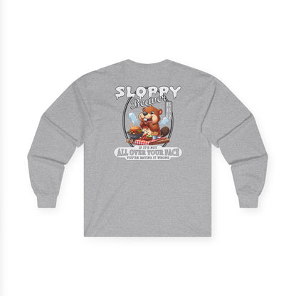 Sloppy Beaver BBQ Back Long Sleeve Tee The Devil's Pickle