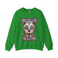 Dia De Los Muertos Skull Crewneck Sweatshirt The Devil's Pickle