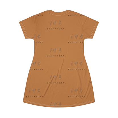 T-Shirt Dress (AOP) Grayceful LLC