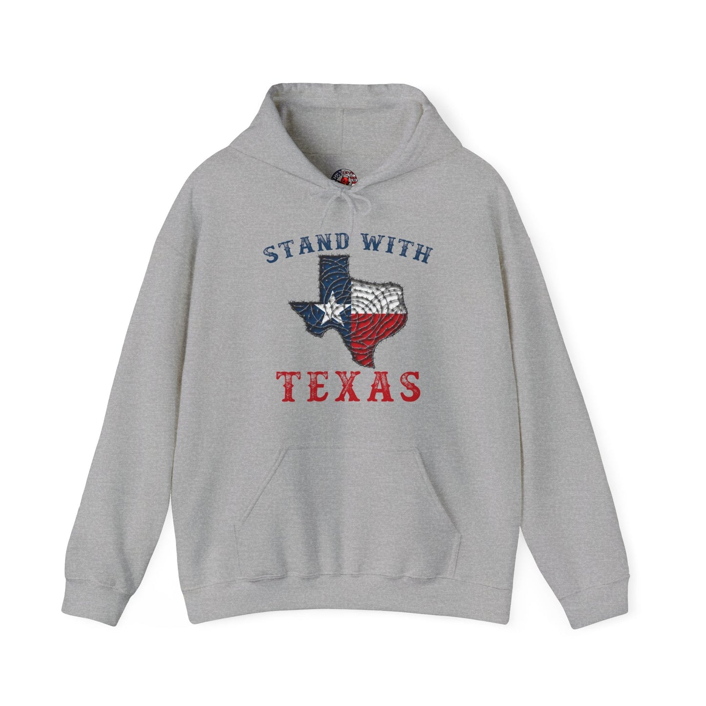 Stand With Texas Hooded Sweatshirt The Devil's Pickle