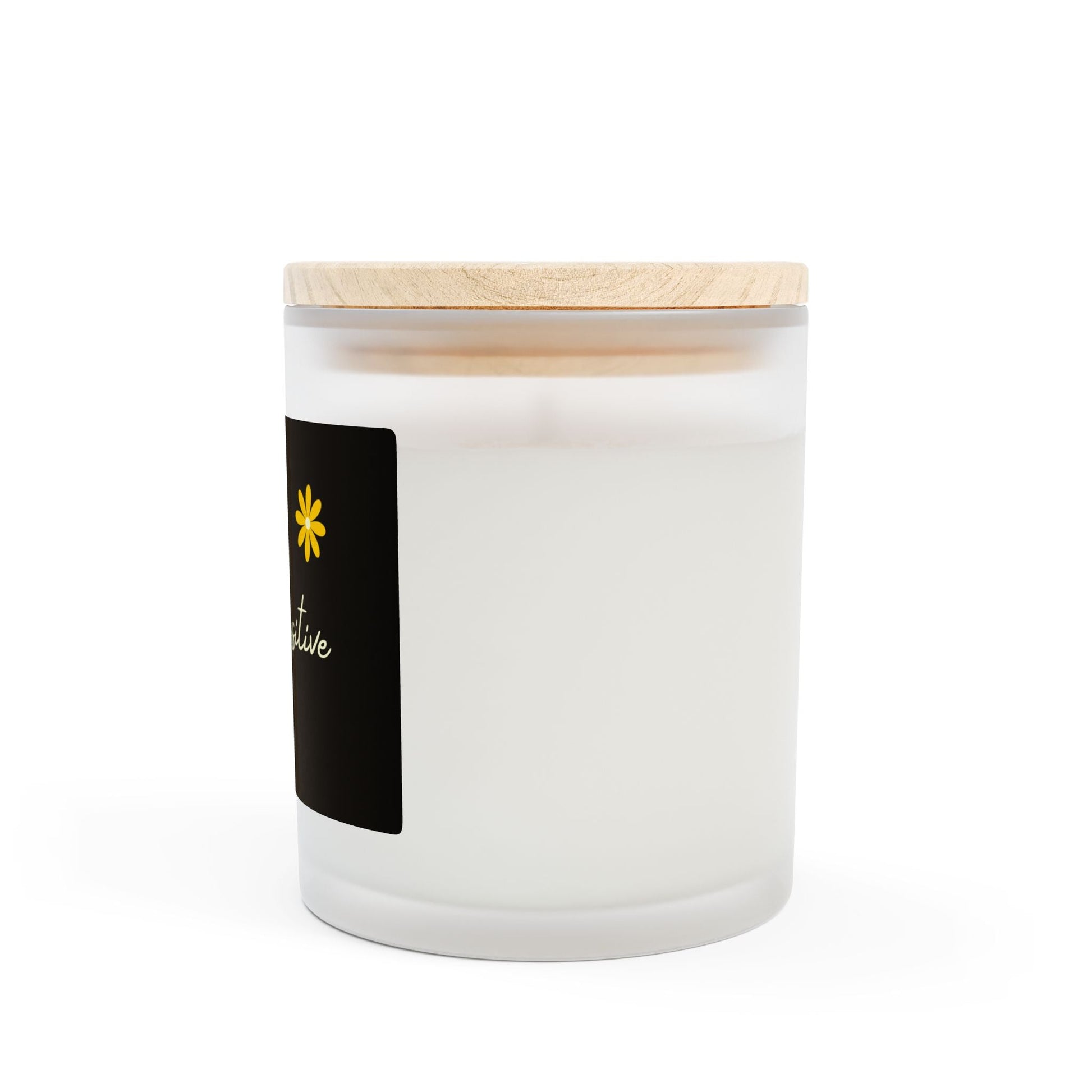 Frosted Glass Candle, 11oz Graysitive Grayceful LLC