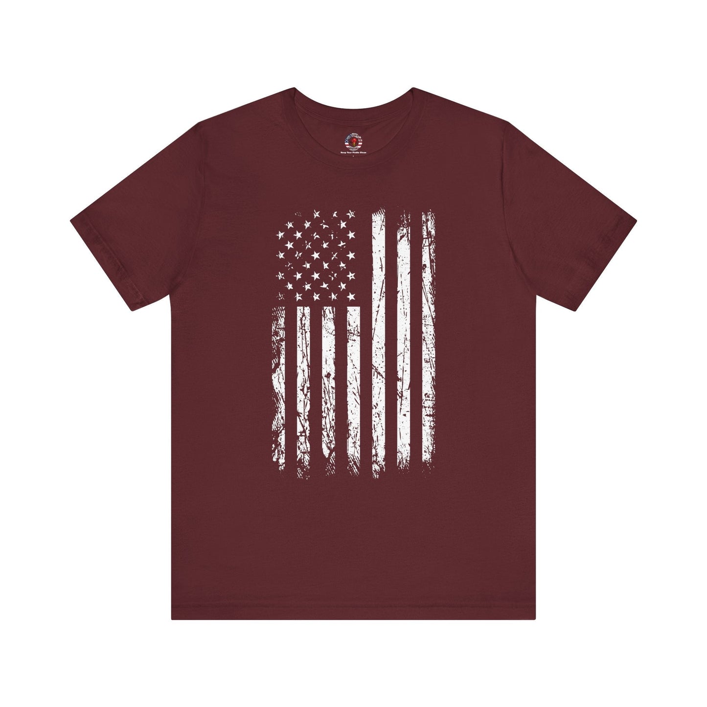 American Grunge Flag T-Shirt The Devil's Pickle