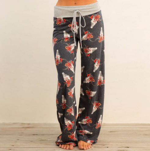 Women’s Wide Leg Yoga Pants – Casual Lounge Pajama Pants FitiqueFit