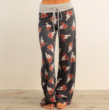 Women’s Wide Leg Yoga Pants – Casual Lounge Pajama Pants FitiqueFit
