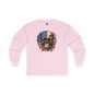 American Flag Skull Long Sleeve Tee The Devil's Pickle