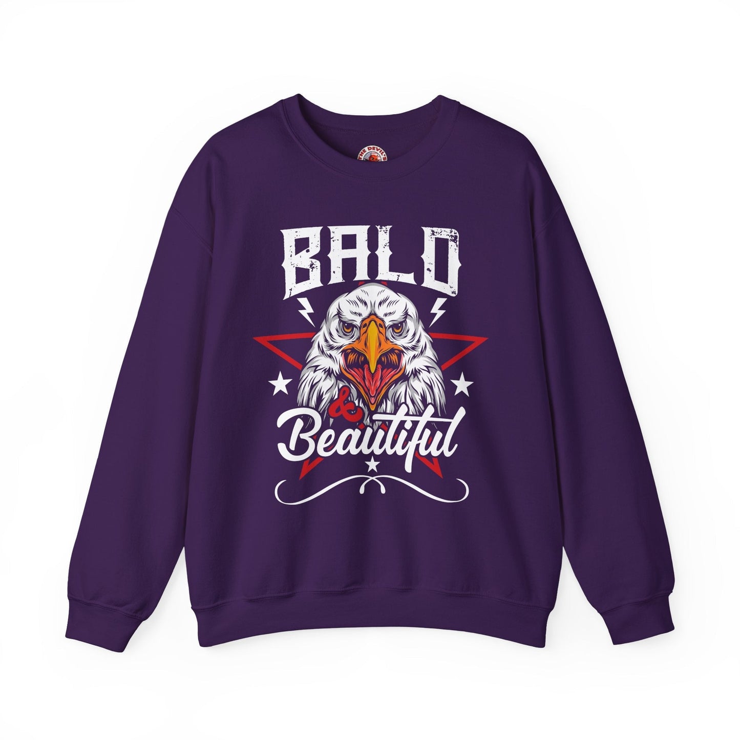 Bald And Beautiful Crewneck Sweatshirt The Devil's Pickle