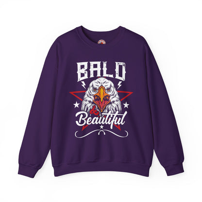Bald And Beautiful Crewneck Sweatshirt The Devil's Pickle