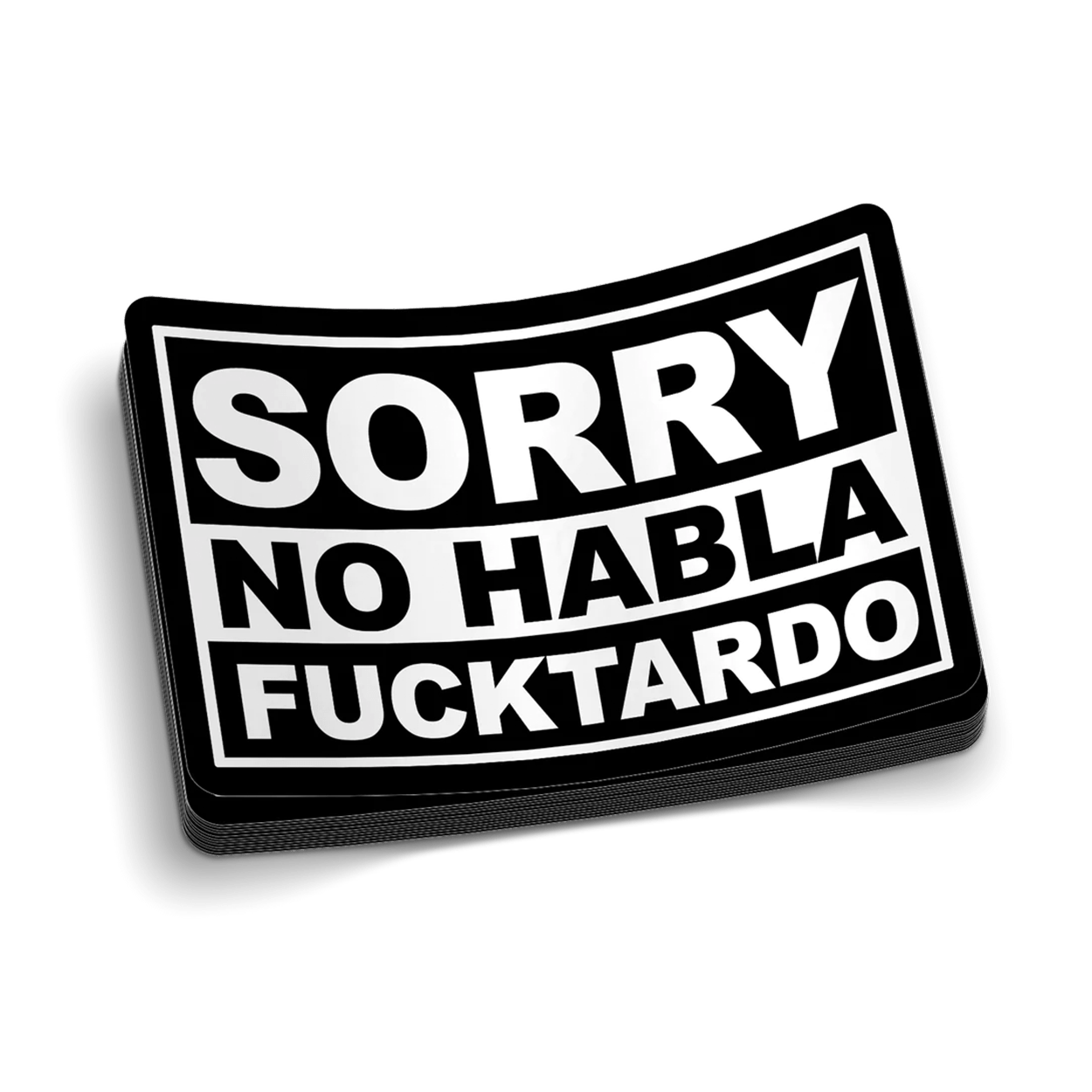 F*cktardo Hard Hat Decal Armed American Supply