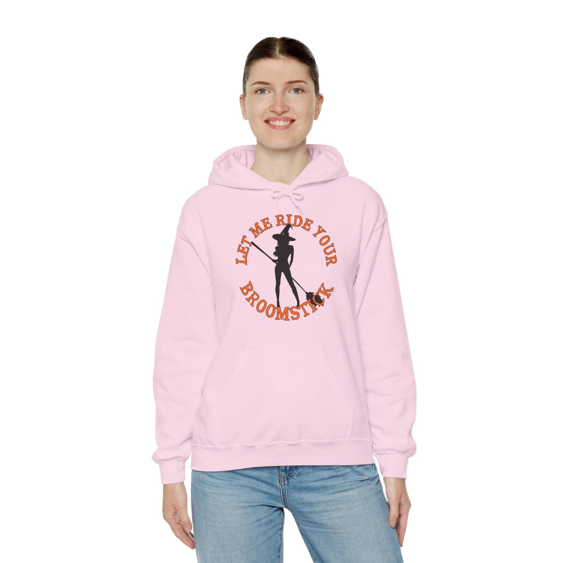 Let Me Ride Your Broomstick Hooded Sweatshirt The Devil's Pickle