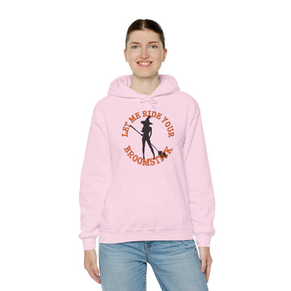 Let Me Ride Your Broomstick Hooded Sweatshirt The Devil's Pickle