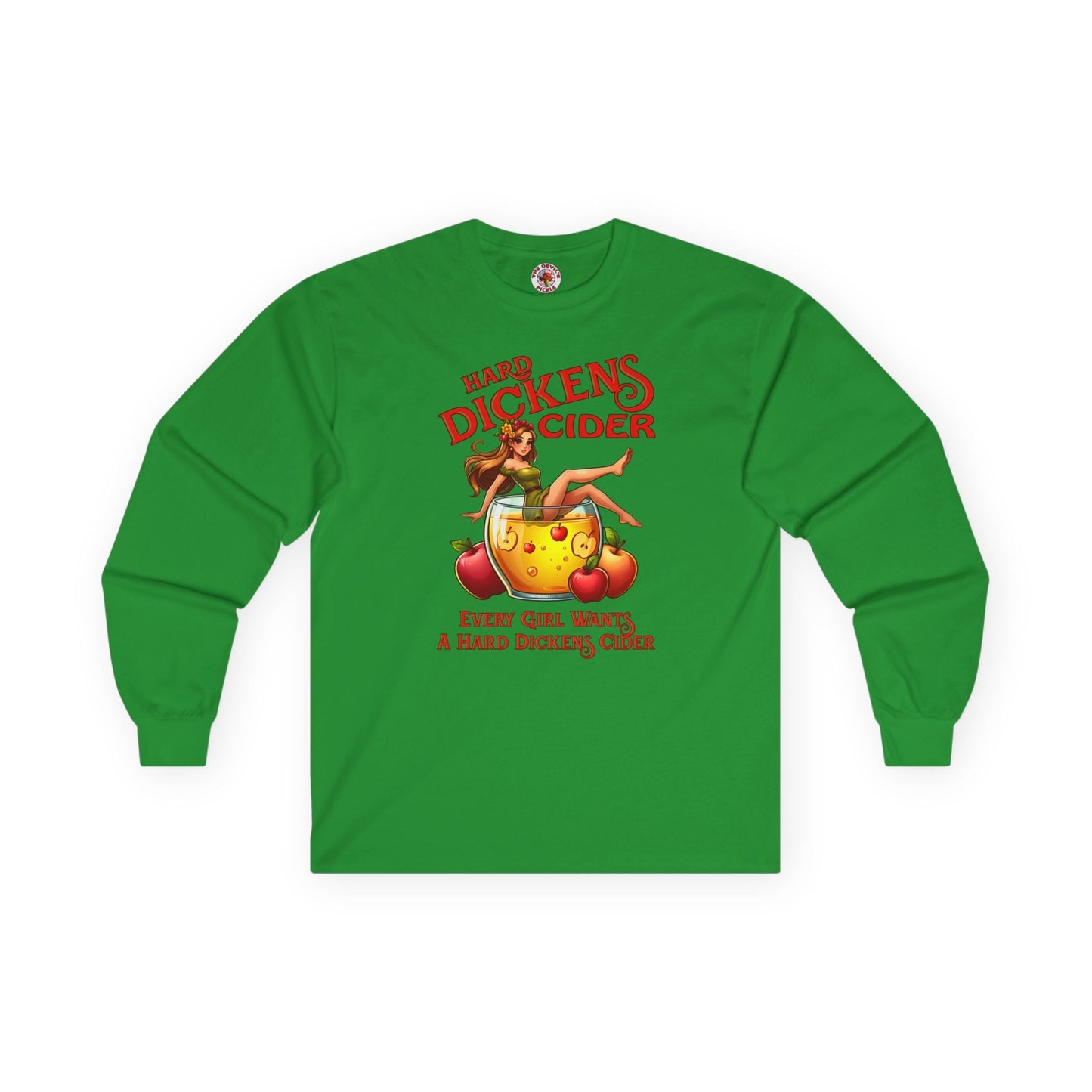 Hard Dickens Cider Long Sleeve Tee The Devil's Pickle