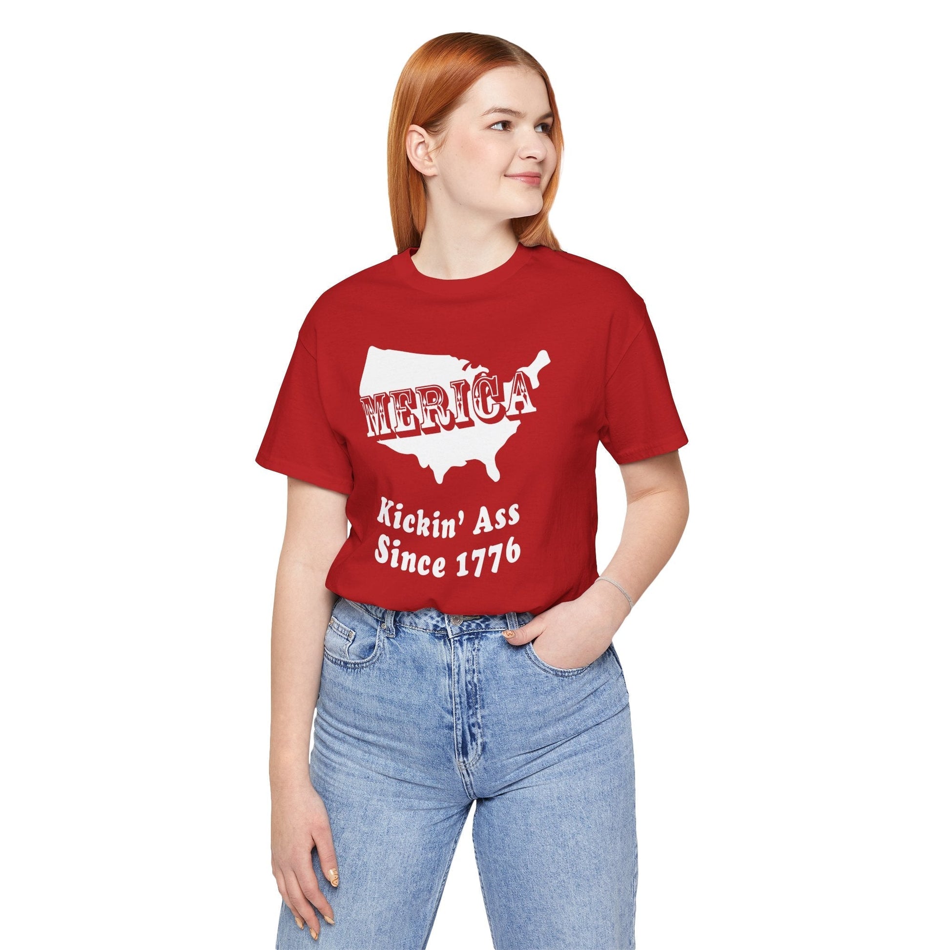 MERICA Kickin' Ass Since 1776 T-Shirt The Devil's Pickle