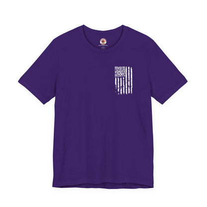 American Flag QR Code T-Shirt The Devil's Pickle