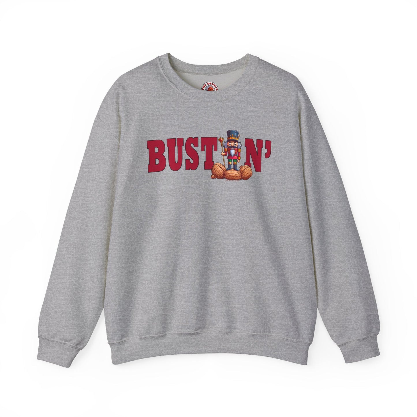 Bustin' Nuts Crewneck Sweatshirt The Devil's Pickle