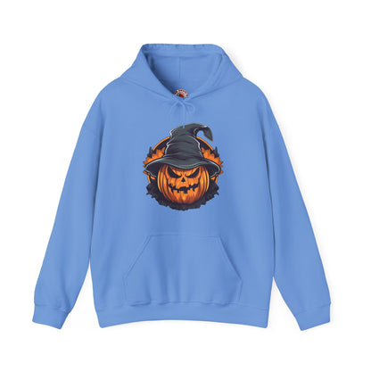 Scary Witch Pumpkin Halloween Hooded Sweatshirt The Devil's Pickle