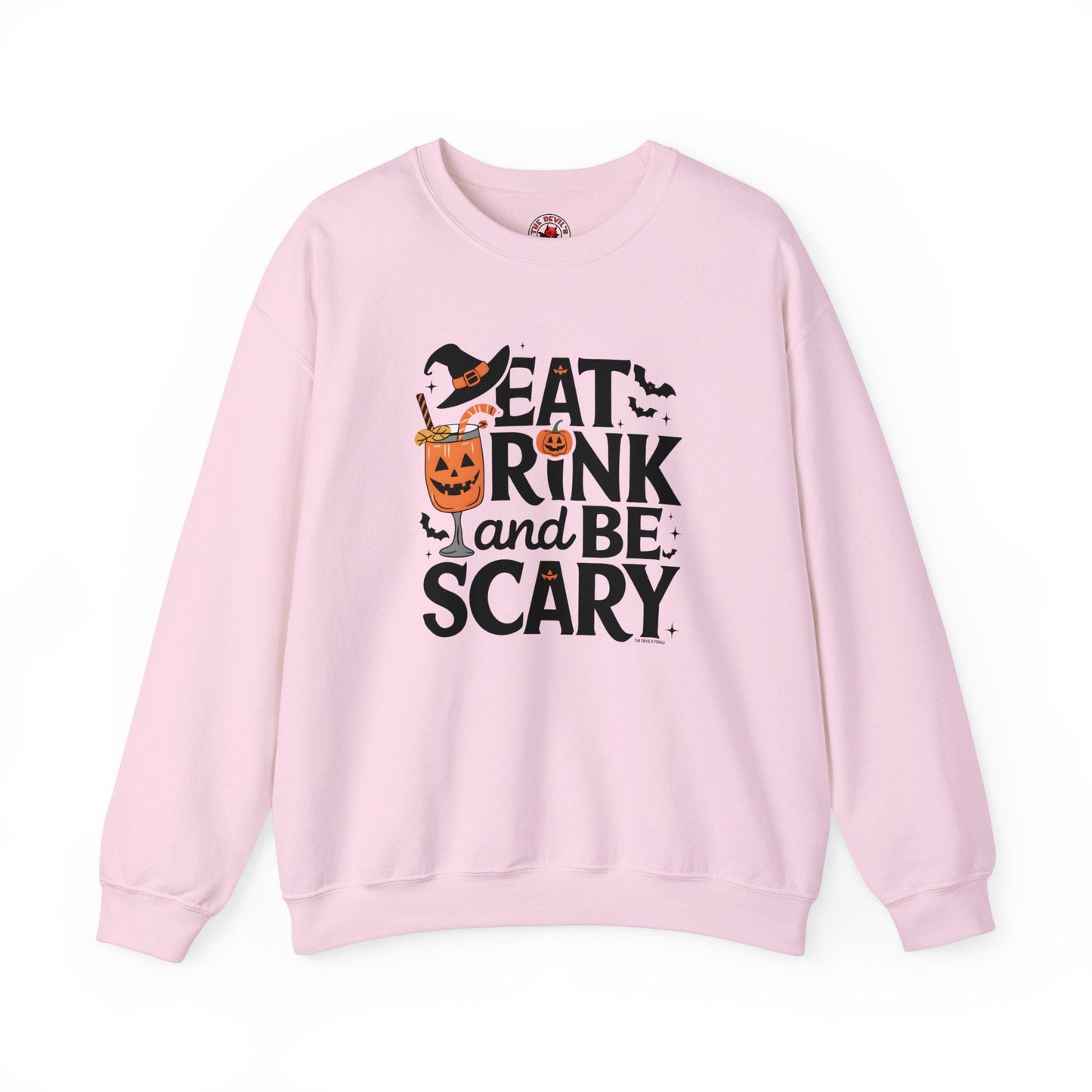 Eat Drink and Be Scary Crewneck Sweatshirt The Devil's Pickle