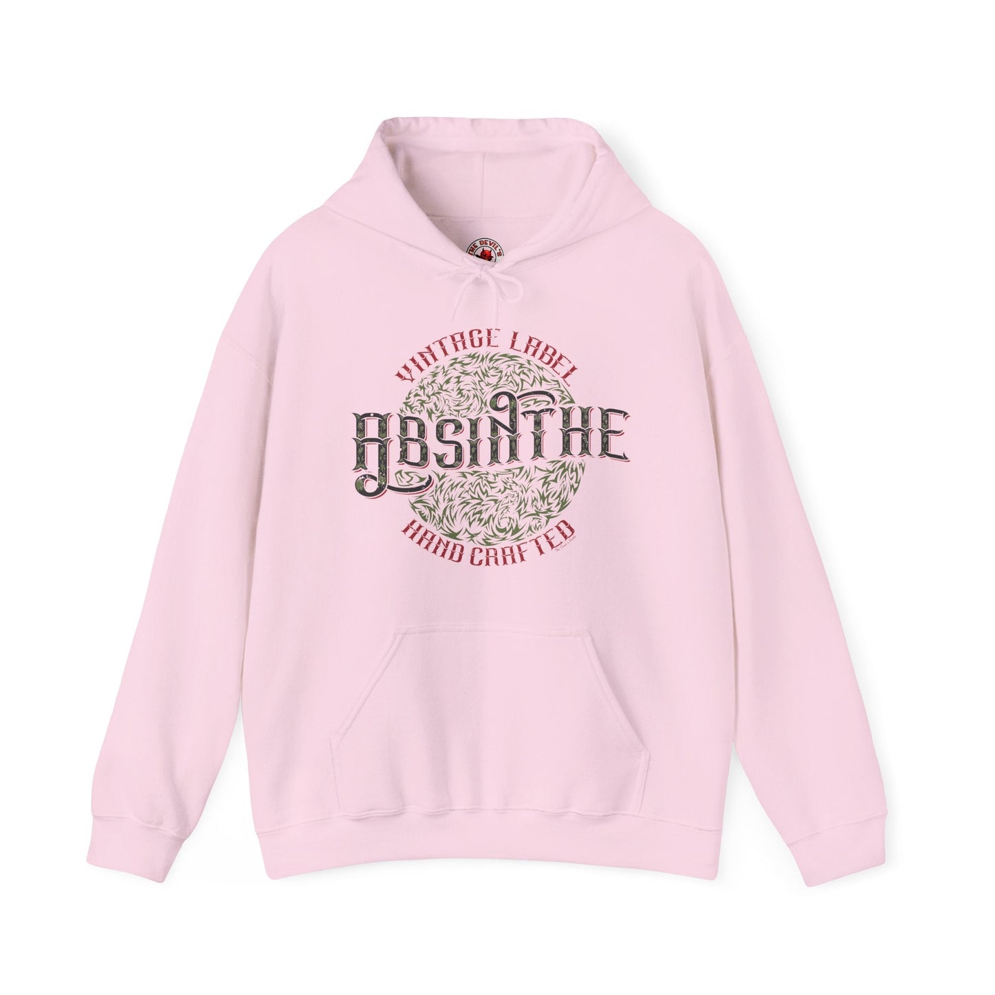 Vintage Label Absinthe Hooded Sweatshirt The Devil's Pickle