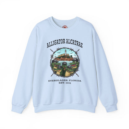 Alligator Alcatraz Crewneck Sweatshirt The Devil's Pickle
