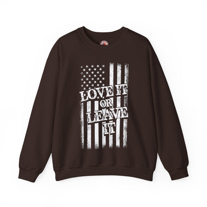 Love It Or Leave It Crewneck Sweatshirt The Devil's Pickle