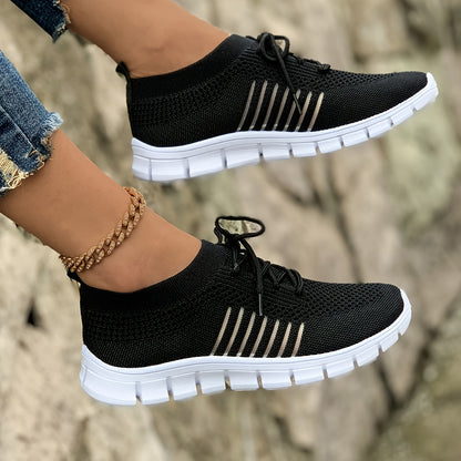 Flying Weave Casual Sneakers, Women Shoes NovaCart