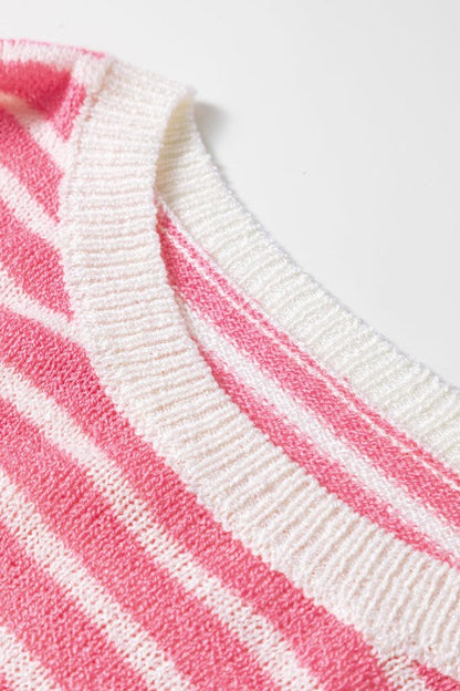 Plus Size Stripe Reverse Seam Colorblock Sweater Shop Style & More | Fresh Looks, Everyday Deals & Free Shipping