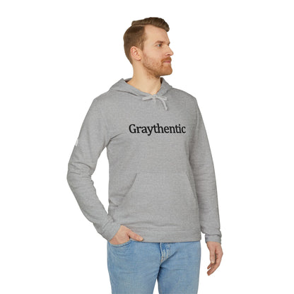 adidas Unisex Fleece Hoodie "Graythentic" Grayceful LLC