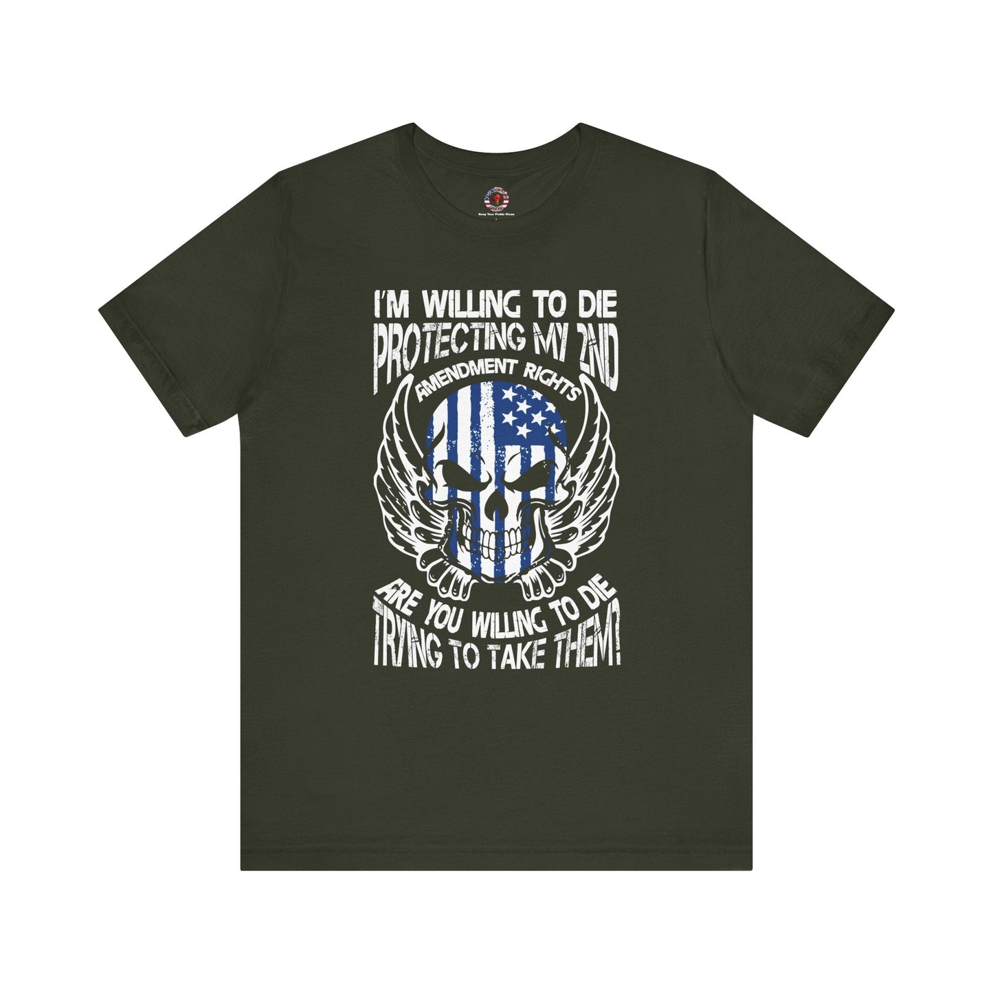 Protecting My 2nd Amendment Rights T-Shirt The Devil's Pickle