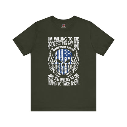 Protecting My 2nd Amendment Rights T-Shirt The Devil's Pickle