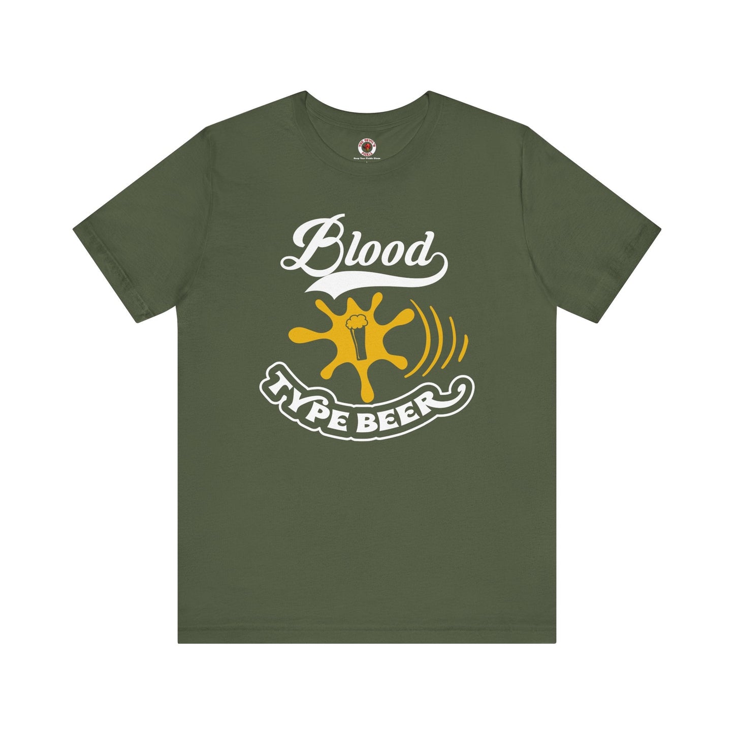 Blood Type Beer T-Shirt The Devil's Pickle