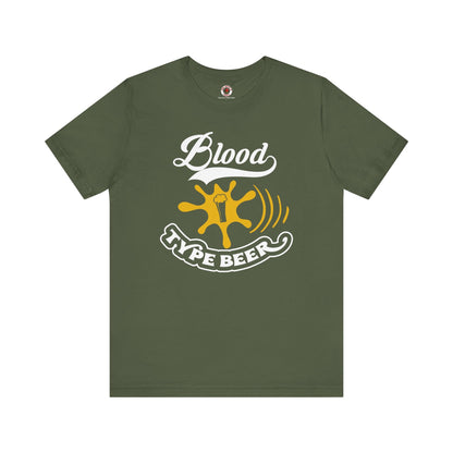 Blood Type Beer T-Shirt The Devil's Pickle