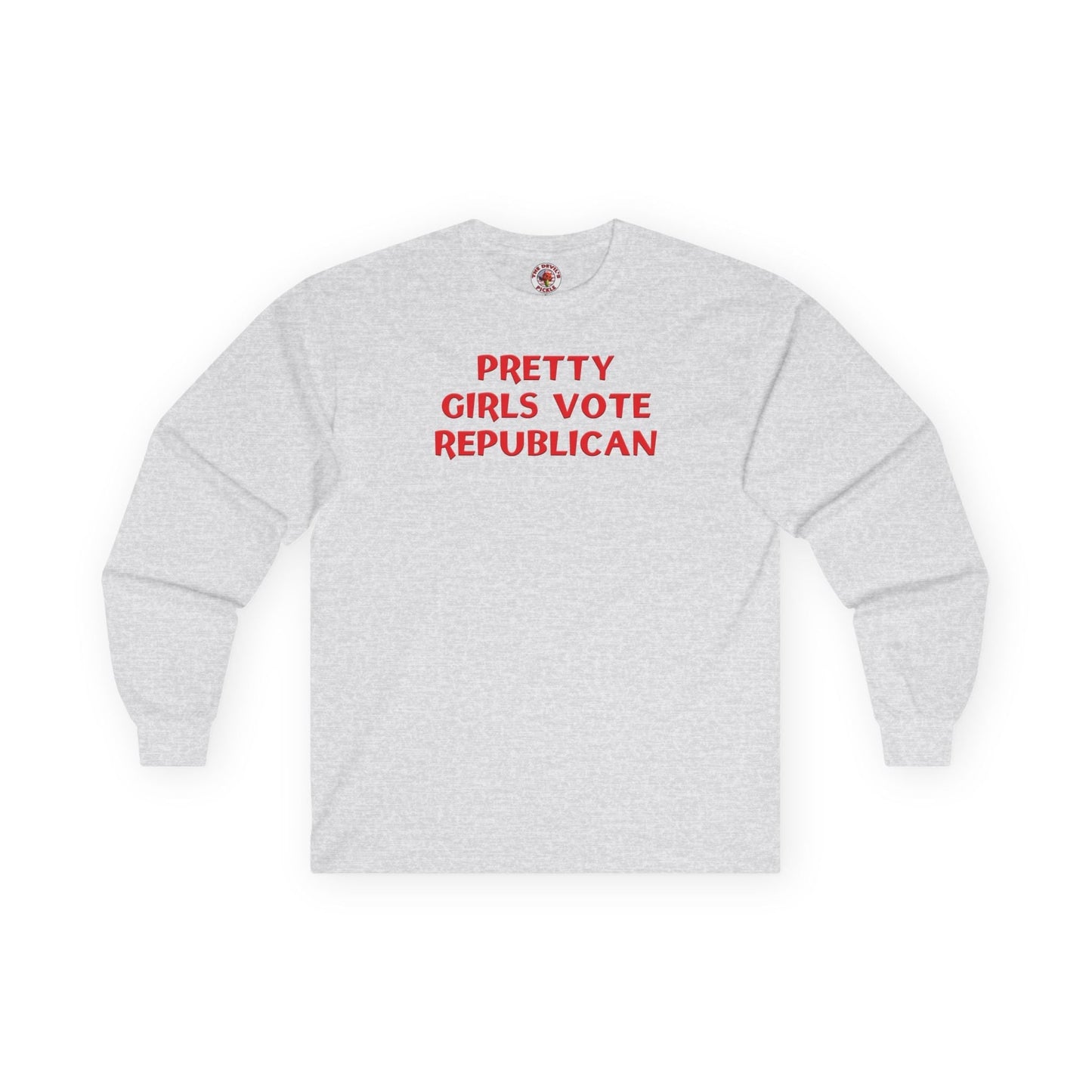 Pretty Girls Vote Republican Long Sleeve Tee The Devil's Pickle