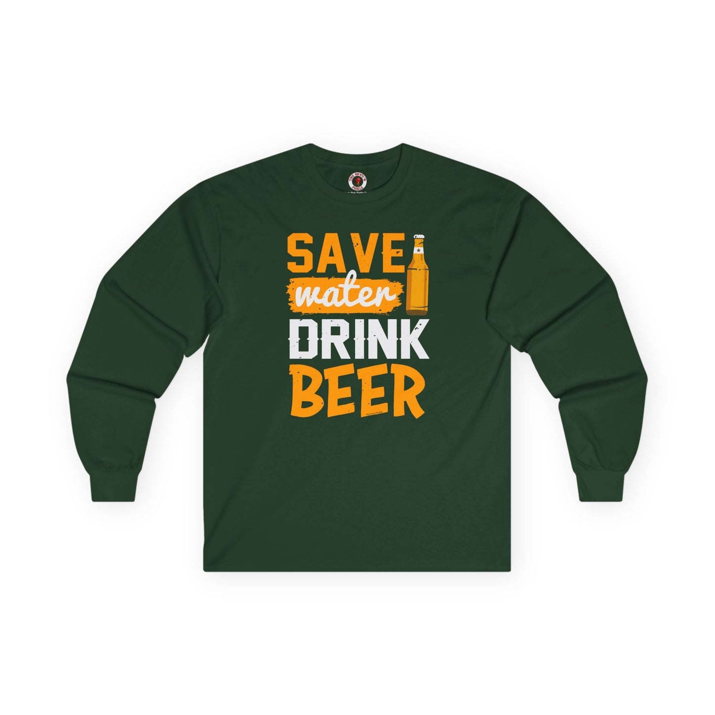 Save Water Drink Beer Long Sleeve Tee The Devil's Pickle