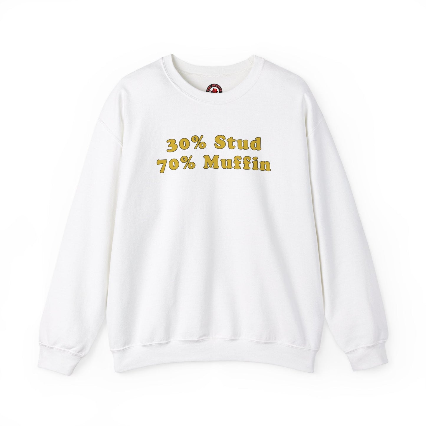 30% Stud 70% Muffin Crewneck Sweatshirt The Devil's Pickle