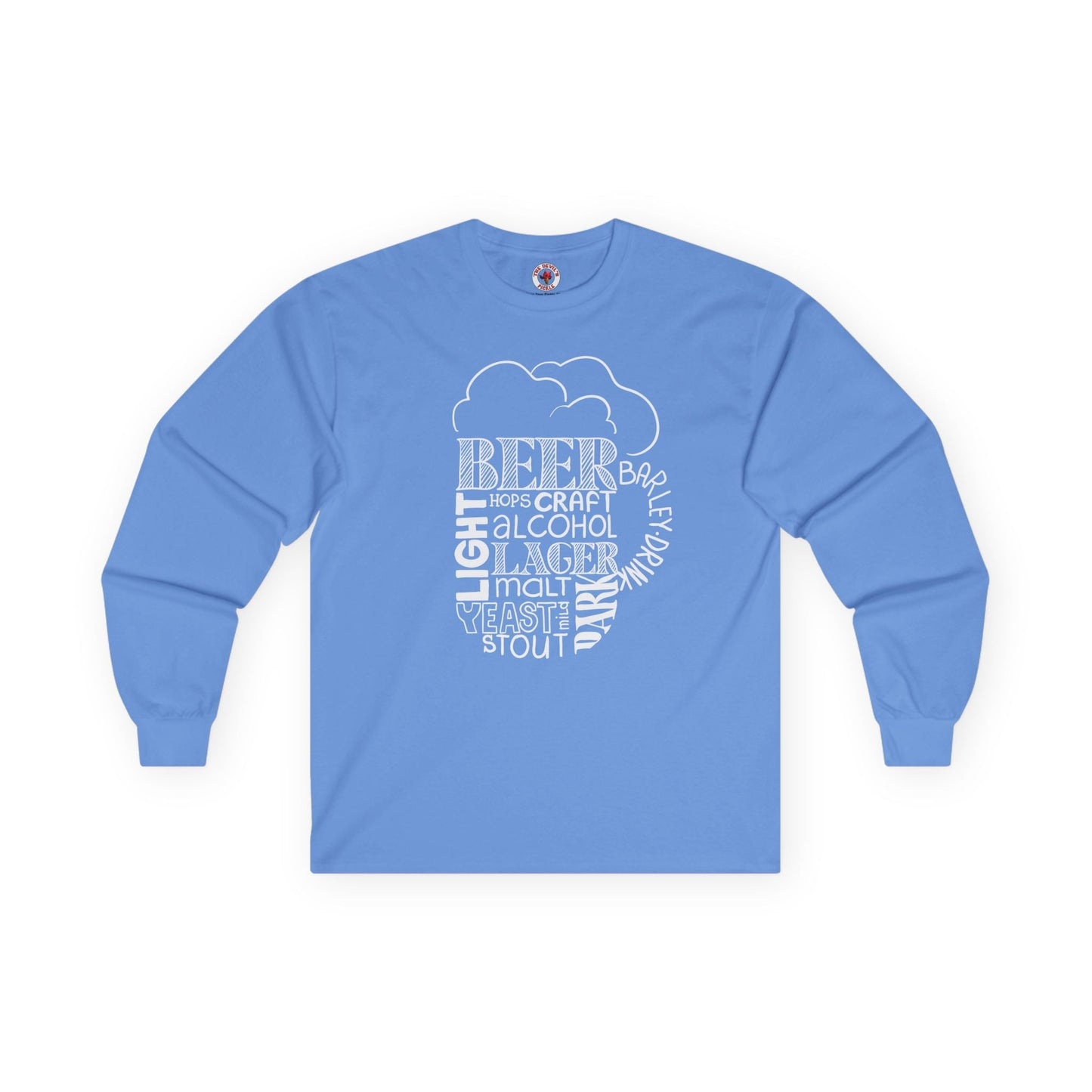 Beer Mug Of Words Long Sleeve Tee The Devil's Pickle