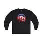 American Flag Lips Long Sleeve Tee The Devil's Pickle